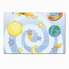 Science Fiction Outer Space Postcard 4 x 6  (pkg Of 10) by Salman4z