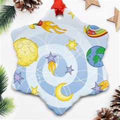 Science Fiction Outer Space Ornament (snowflake) by Salman4z