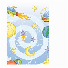 Science Fiction Outer Space Small Garden Flag (two Sides) by Salman4z
