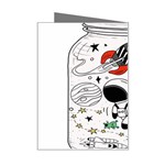 Astronaut Drawing Planet Mini Greeting Card Right