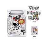 Astronaut Drawing Planet Playing Cards 54 Designs (Mini) Front - Club2