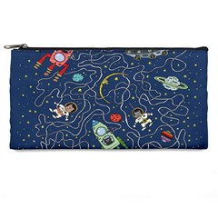 Cat Cosmos Cosmonaut Rocket Pencil Case by Salman4z