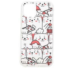 Cute Cat Chef Cooking Seamless Pattern Cartoon Iphone 12 Pro Max Tpu Uv Print Case by Salman4z