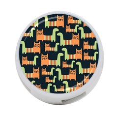Seamless-pattern-with-cats 4-port Usb Hub (one Side) by Salman4z