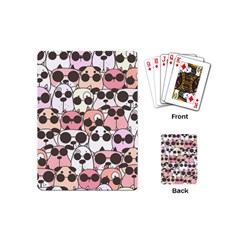Cute-dog-seamless-pattern-background Playing Cards Single Design (mini) by Salman4z