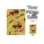 Childish-seamless-pattern-with-dino-driver Playing Cards 54 Designs (Mini) Front - Diamond4