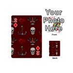 Tattoo-old-school-background-pattern Playing Cards 54 Designs (Mini) Front - Diamond2