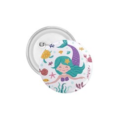 Set-cute-mermaid-seaweeds-marine-inhabitants 1 75  Buttons by Salman4z