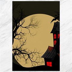 Halloween Moon Haunted House Full Moon Dead Tree Canvas 20  X 30  by Ravend
