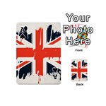 Union Jack England Uk United Kingdom London Playing Cards 54 Designs (Mini) Front - SpadeA