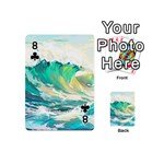 Waves Ocean Sea Tsunami Nautical Painting Playing Cards 54 Designs (Mini) Front - Club8