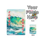 Waves Ocean Sea Tsunami Nautical Painting Playing Cards 54 Designs (Mini) Front - Joker2