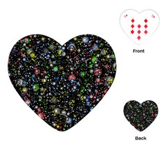 Illustration Universe Star Planet Playing Cards Single Design (heart) by danenraven
