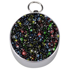 Illustration Universe Star Planet Silver Compasses by danenraven