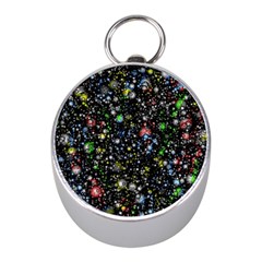 Illustration Universe Star Planet Mini Silver Compasses by danenraven