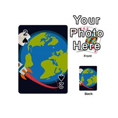 Spaceship-design Playing Cards 54 Designs (mini) by Salman4z