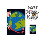 Spaceship-design Playing Cards 54 Designs (Mini) Front - DiamondJ