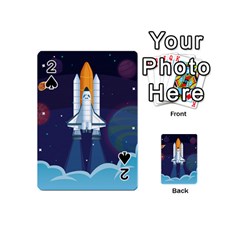 Spaceship-milkyway-galaxy Playing Cards 54 Designs (mini) by Salman4z