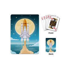 Space-exploration-illustration Playing Cards Single Design (mini) by Salman4z