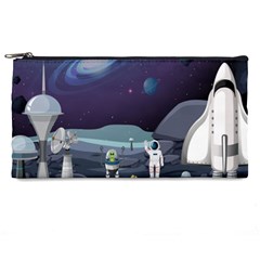 Alien-astronaut-scene Pencil Case by Salman4z