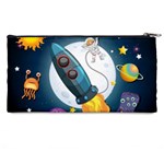 Spaceship-astronaut-space Pencil Case Back