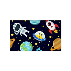 Space-seamless-pattern   - Sticker (rectangular) by Salman4z