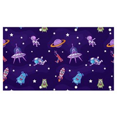 Space-seamless-pattern Banner And Sign 7  X 4  by Salman4z