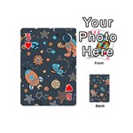 Space-seamless-pattern Playing Cards 54 Designs (Mini) Front - Heart5