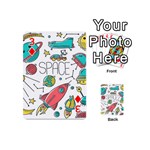 Space-cosmos-seamless-pattern-seamless-pattern-doodle-style Playing Cards 54 Designs (Mini) Front - Diamond3