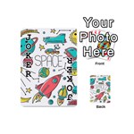 Space-cosmos-seamless-pattern-seamless-pattern-doodle-style Playing Cards 54 Designs (Mini) Front - Joker1