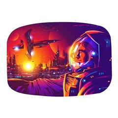 Far-future-human-colonization Mini Square Pill Box by Salman4z