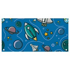 About-space-seamless-pattern Banner And Sign 4  X 2  by Salman4z
