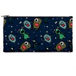 Monster-alien-pattern-seamless-background Pencil Case Front