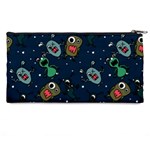 Monster-alien-pattern-seamless-background Pencil Case Back