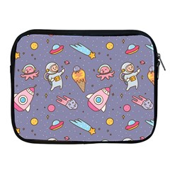 Outer-space-seamless-background Apple Ipad 2/3/4 Zipper Cases by Salman4z