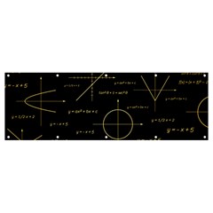 Abstract-math Pattern Banner And Sign 12  X 4  by Salman4z