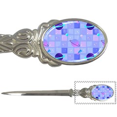 Seamless-pattern-pastel-galaxy-future Letter Opener by Salman4z