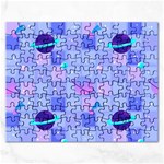Seamless-pattern-pastel-galaxy-future Rectangular Jigsaw Puzzl Front
