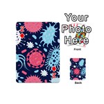 Seamless-pattern-microbes-virus-vector-illustration Playing Cards 54 Designs (Mini) Front - Diamond2