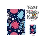 Seamless-pattern-microbes-virus-vector-illustration Playing Cards 54 Designs (Mini) Front - Joker1