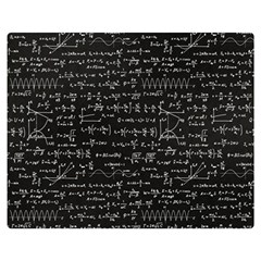 Math-equations-formulas-pattern Two Sides Premium Plush Fleece Blanket (medium) by Salman4z
