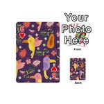 Exotic-seamless-pattern-with-parrots-fruits Playing Cards 54 Designs (Mini) Front - Heart6