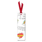 Abstract-fashion-background-suitable-fabric-printing Small Book Marks Front