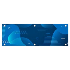 Abstract-classic-blue-background Banner And Sign 6  X 2  by Salman4z