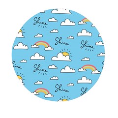 Sky-pattern Mini Round Pill Box by Salman4z