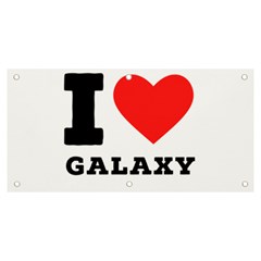 I Love Galaxy  Banner And Sign 6  X 3  by ilovewhateva