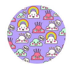 Cloud-seamless-pattern -- Mini Round Pill Box (pack Of 5) by Salman4z