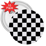 Chess-board-background-design 3  Buttons (10 pack)  Front