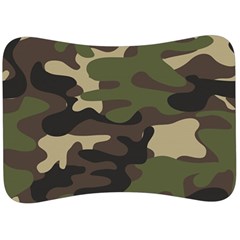 Texture-military-camouflage-repeats-seamless-army-green-hunting Velour Seat Head Rest Cushion by Salman4z