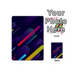 Colorful-abstract-background Playing Cards 54 Designs (Mini) Back